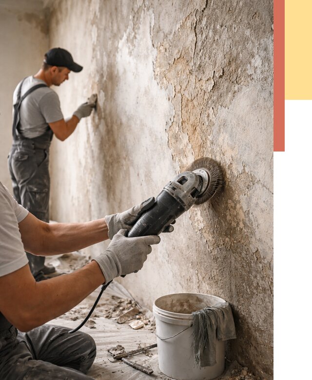 Снятие и удаление краски со стен в Казани от 2230 руб. — ОТДЕЛОЧНИК-Кзн