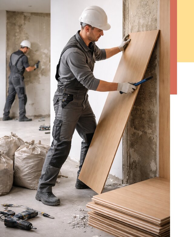 Демонтаж стеновых панелей в Казани от 3716 руб. за м² быстро и недорого | ОТДЕЛОЧНИК-Кзн