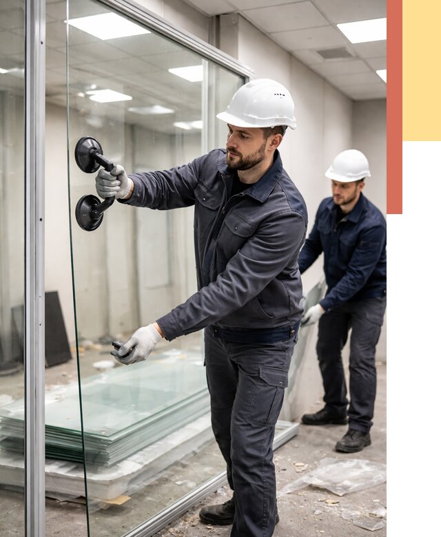 Демонтаж стеклянных перегородок в Казани от 3397 руб. — быстро и недорого | ОТДЕЛОЧНИК-Кзн