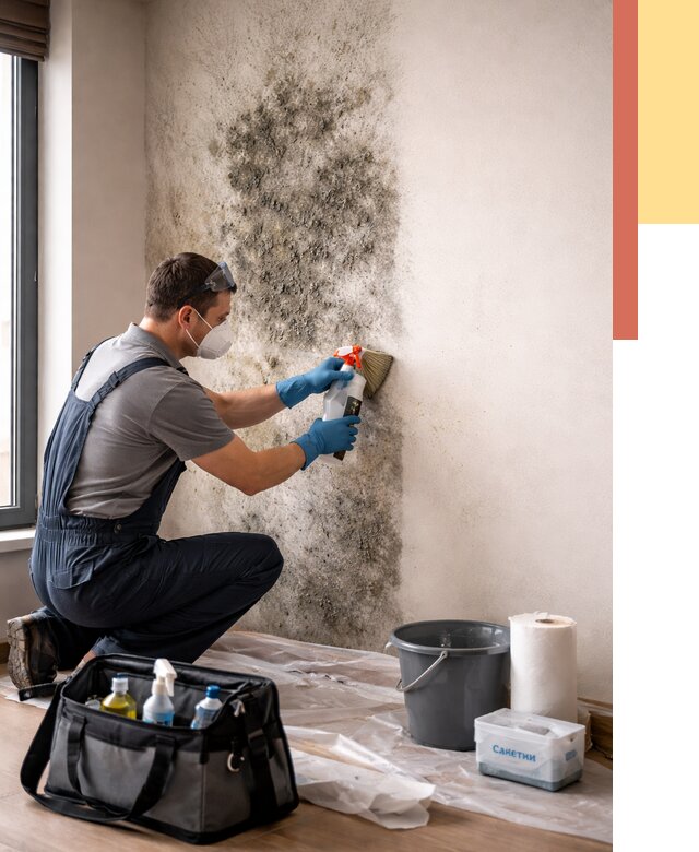 Удаление плесени со стен в Казани от 2283 руб. — быстро и недорого | ОТДЕЛОЧНИК-Кзн