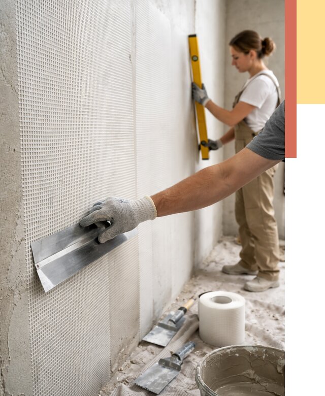 Армирование стен стеклосеткой в Казани от 3397 руб. под ключ | ОТДЕЛОЧНИК-Кзн