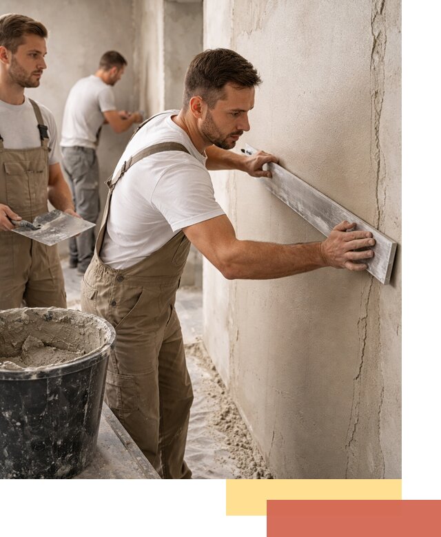 Штукатурка стен без маяков в Казани быстро и качественно