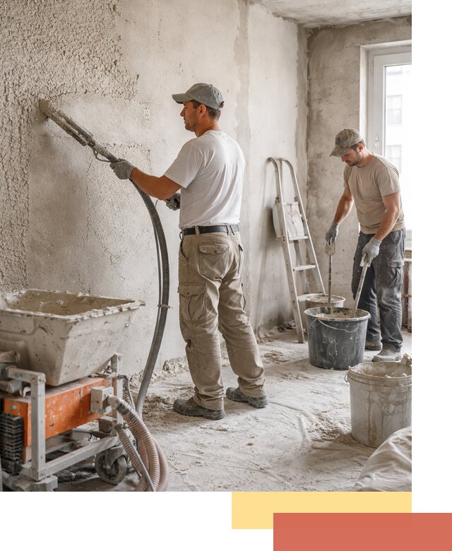 Машинная штукатурка стен в Казани — быстро и качественно