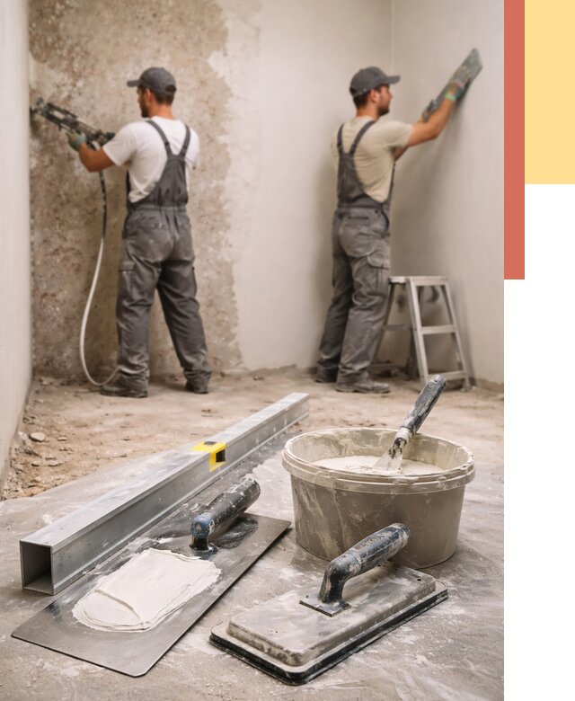 Штукатурка стен под обои в Казани от 4778 руб./м2 — выравнивание под обои | ОТДЕЛОЧНИК-Кзн