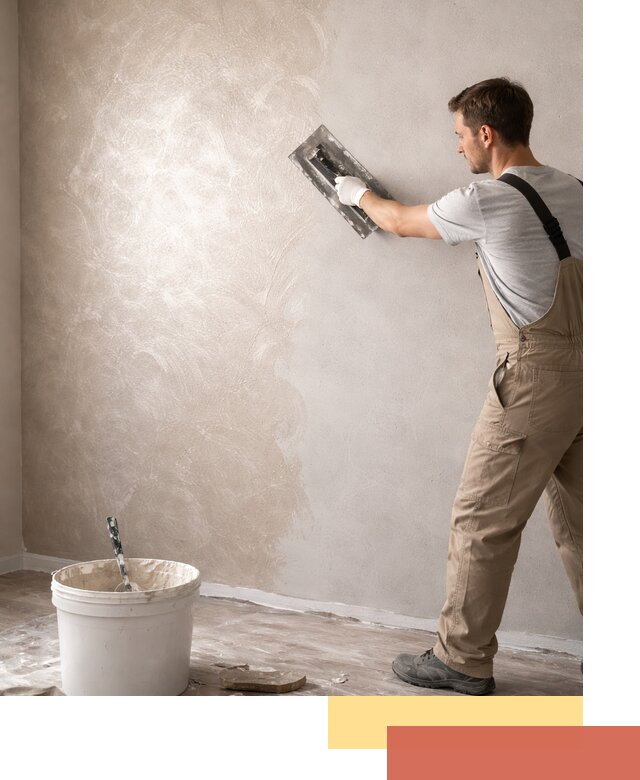 Декоративная штукатурка «Мокрый шелк» под ключ в Казани