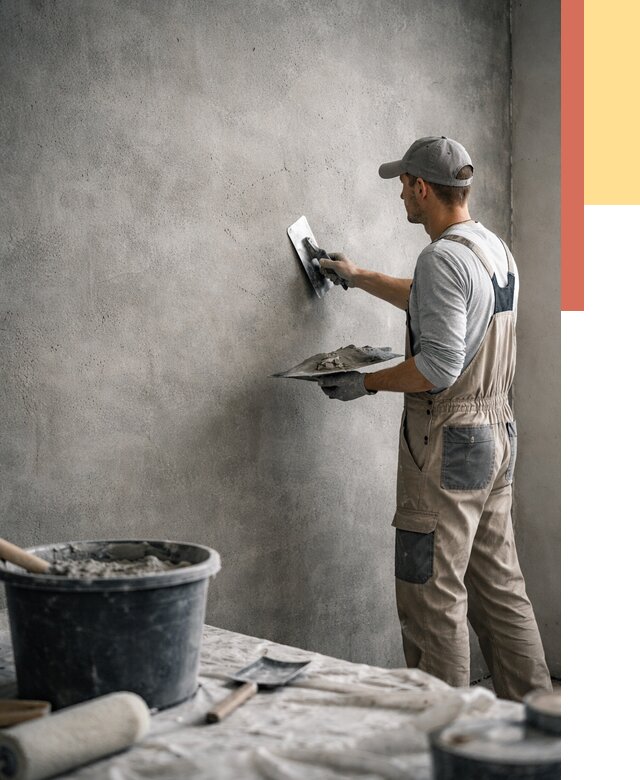 Декоративная штукатурка под бетон в Казани от 2654 руб./м² — нанесение под ключ | ОТДЕЛОЧНИК-Кзн