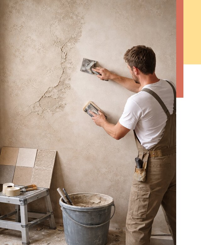 Ремонт декоративной штукатурки в Казани от 4778 руб. под ключ | ОТДЕЛОЧНИК-Кзн