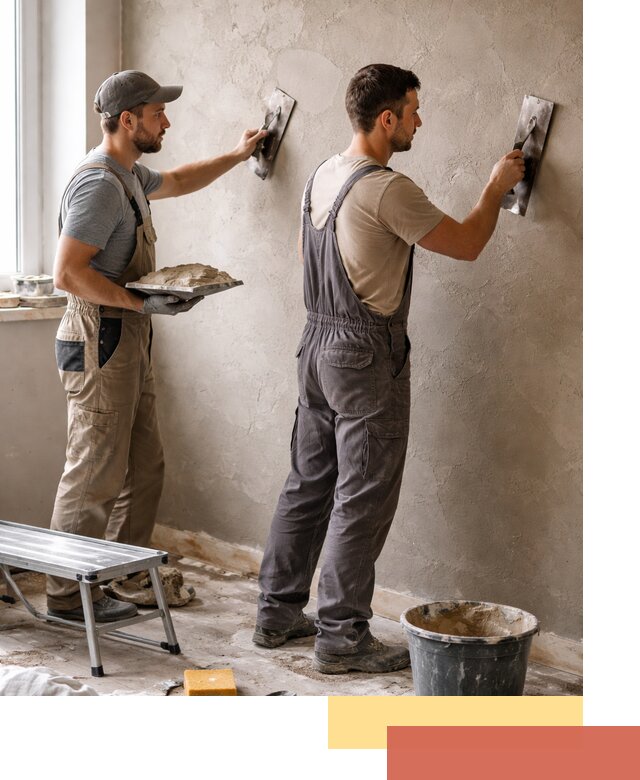 Ремонт декоративной штукатурки и восстановление фактуры в Казани