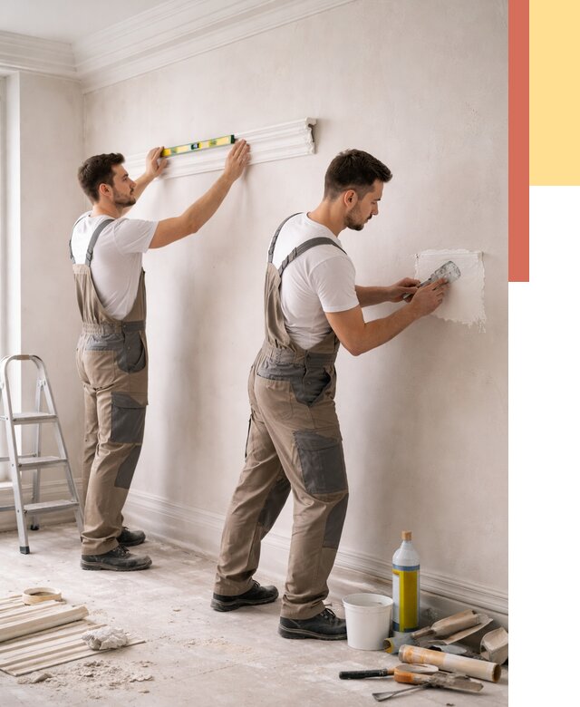 Монтаж лепнины на стены в Казани от 4778 руб. — недорого, быстро | ОТДЕЛОЧНИК-Кзн