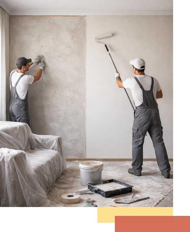 Покраска стен антивандальной краской в Казани