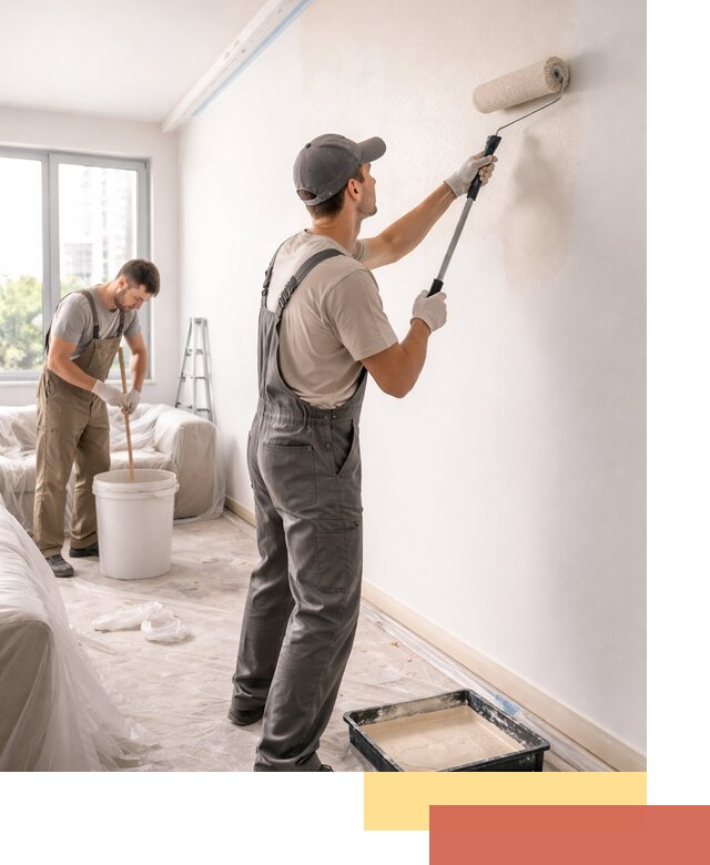 Покраска стен в офисе в Казани — быстрый и качественный ремонт