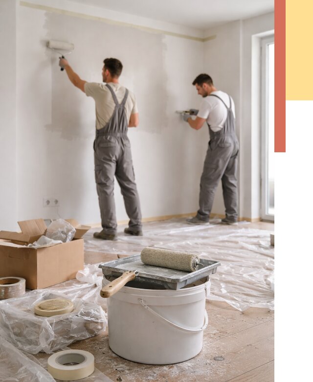 Покраска стен в квартире в Казани от 2654 руб/м2 — быстро и недорого | ОТДЕЛОЧНИК-Кзн