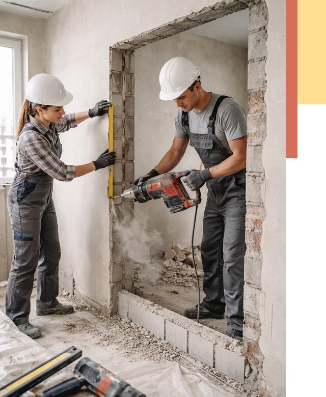 Создание проемов в стенах в Казани от 6901 руб. — алмазная резка и расширение | ОТДЕЛОЧНИК-Кзн