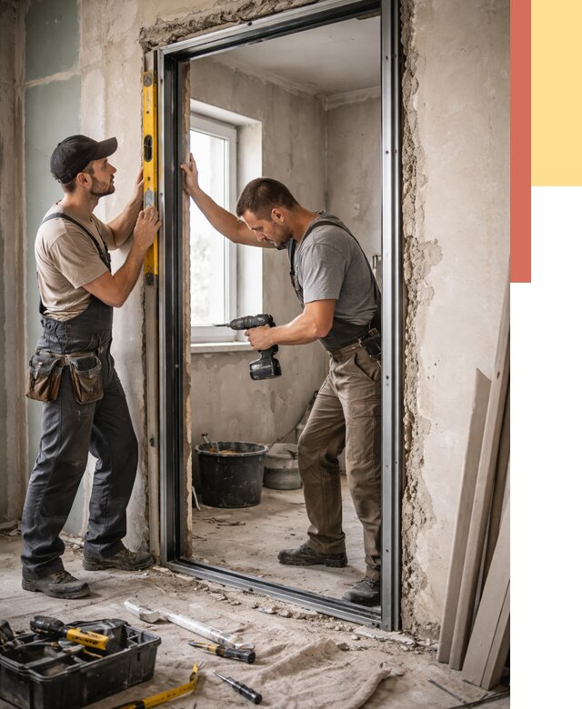 Закладка дверного проема в Казани от 3716 руб. — быстро и недорого | ОТДЕЛОЧНИК-Кзн