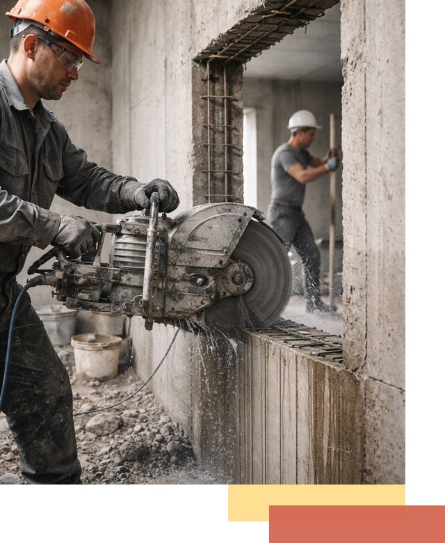 Алмазная резка проемов в Казани быстро и точно