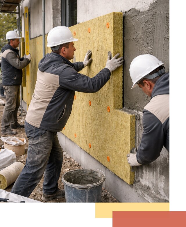 Утепление стен минватой в Казани — тепло и звукоизоляция