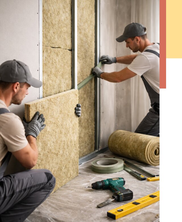 Шумоизоляция стен в Казани под ключ от 1964 руб. | ОТДЕЛОЧНИК-Кзн