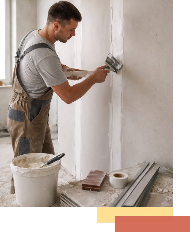 Шпаклевка перегородок из гипсокартона в Казани качественно и быстро