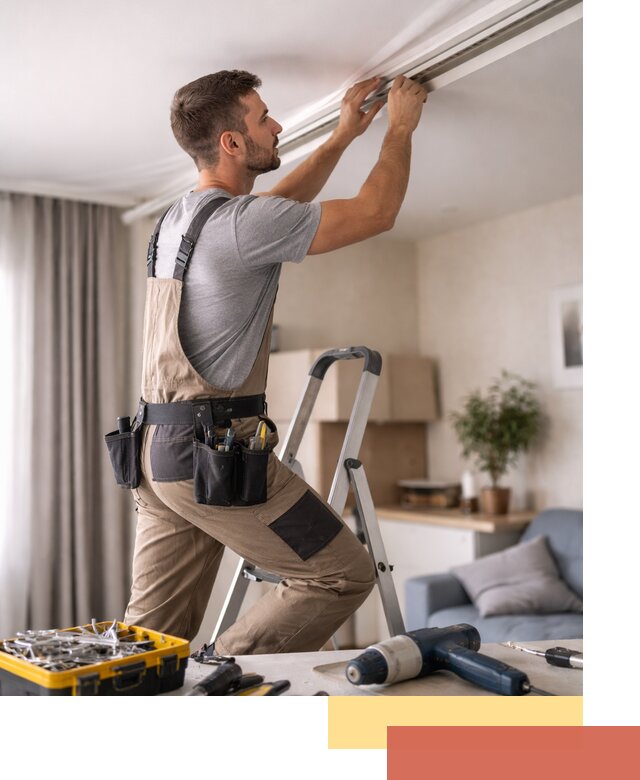 Ремонт натяжных потолков в Казани — качественно и оперативно