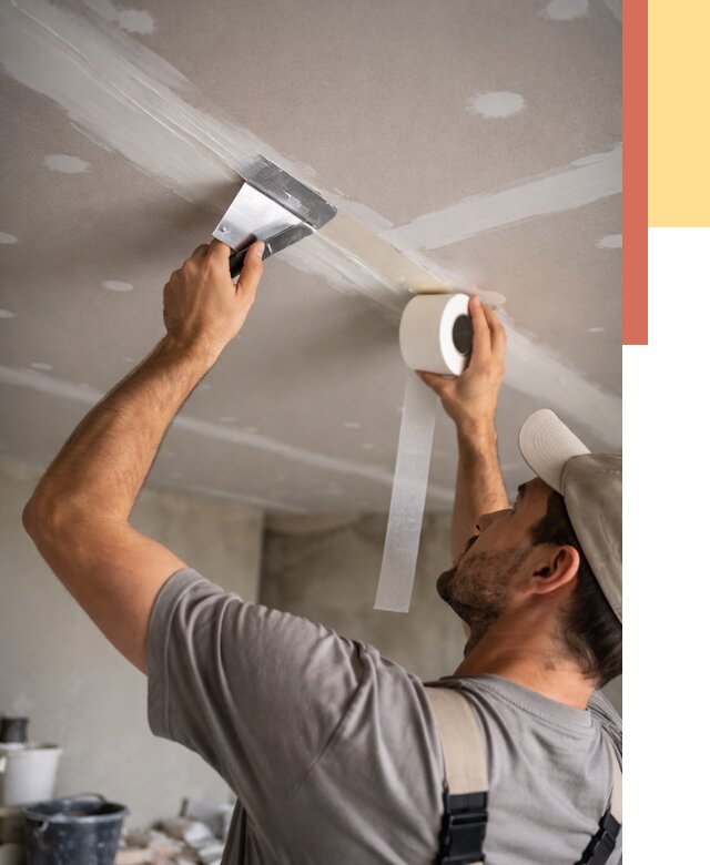 Обработка швов потолка ГКЛ в Казани от 7963 руб. под ключ | ОТДЕЛОЧНИК-Кзн