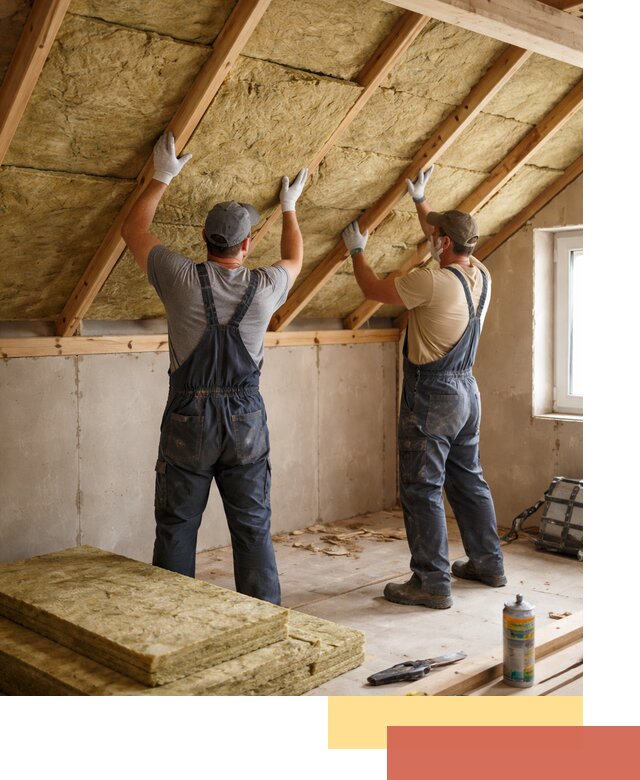 Утепление потолка минеральной ватой в Казани